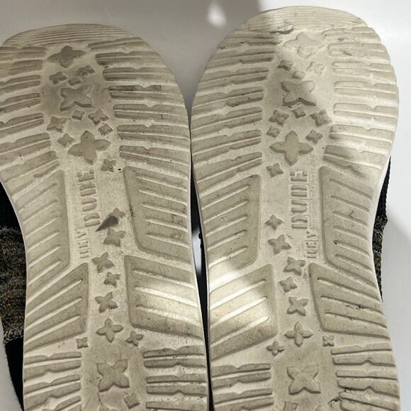 Hey Dude Men's Black Wally Sox Funk Mesh Low Top Casual Shoes Size 9 - Picture 9 of 9